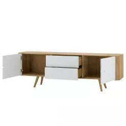 Studio Copenhagen Sideboard Loca I - Weiß / Wildeiche - Breite: 180 cm -Buromobel Verkaufe 1000005255 50 GALLERYIMAGES P000000001000005255