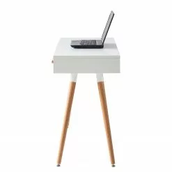 Mørteens Schreibtisch Lewin - Eiche teilmassiv - Weiß / Eiche -Buromobel Verkaufe 1000008545 190626 12524000003 GALLERYIMAGES P000000001000008545