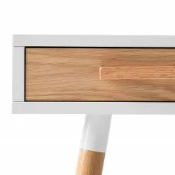 Mørteens Schreibtisch Lewin - Eiche teilmassiv - Weiß / Eiche -Buromobel Verkaufe 1000008545 190626 12524000005 GALLERYIMAGES P000000001000008545