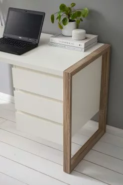 Mørteens Schreibtisch Avusy - Weiß/Eiche Sonoma Dekor 32 Mørteens Schreibtisch Avusy - Weiß/Eiche Sonoma Dekor -Buromobel Verkaufe 1000017350 200824 06275700002 DETAILS P000000001000017350