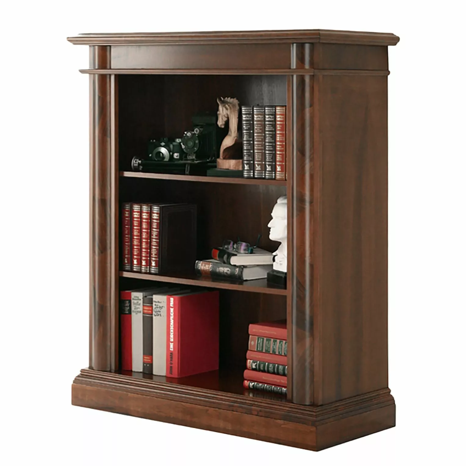 Montreux Mehrzweckregal Materro I - Echtholzfurnier - Nussbaum Antik 3 Montreux Mehrzweckregal Materro I - Echtholzfurnier - Nussbaum Antik