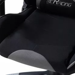 Home24office Gaming Chair mcRacing I - Schwarz / Grau -Buromobel Verkaufe 1000027353 201009 12341100007 DETAILS P000000001000027353