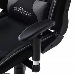 Home24office Gaming Chair mcRacing I - Schwarz / Grau -Buromobel Verkaufe 1000027353 201009 12341200010 DETAILS P000000001000027353