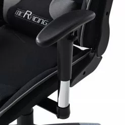 Home24office Gaming Chair mcRacing I - Schwarz / Grau -Buromobel Verkaufe 1000027353 201009 12341600013 DETAILS P000000001000027353