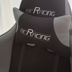 Home24office Gaming Chair mcRacing I - Schwarz / Grau -Buromobel Verkaufe 1000027353 201012 11152900008 DETAILS P000000001000027353