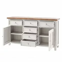 Maison Belfort Sideboard Balignton I - Kiefer massiv - Weiß -Buromobel Verkaufe 1000027369 211116 12452800063 DETAILS P000000001000027369