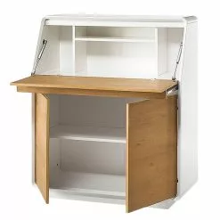 Mørteens Sekretär Boge - Asteiche / Matt Weiß -Buromobel Verkaufe 1000027423 190329 07355000002 GALLERYIMAGES P000000001000027423