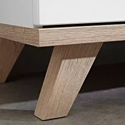 Germania Eckschreibtisch Neston - Matt Weiß / Eiche Sanremo Dekor -Buromobel Verkaufe 1000039246 200520 15303800007 DETAILS P000000001000039246