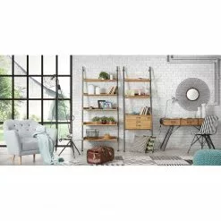 Ars manufacti Regal Calafell I - Tanne massiv / Eisen - Tanne / Schwarz -Buromobel Verkaufe 1000054479 200429 06485000013 MOOD DETAILS P000000001000054479 mood