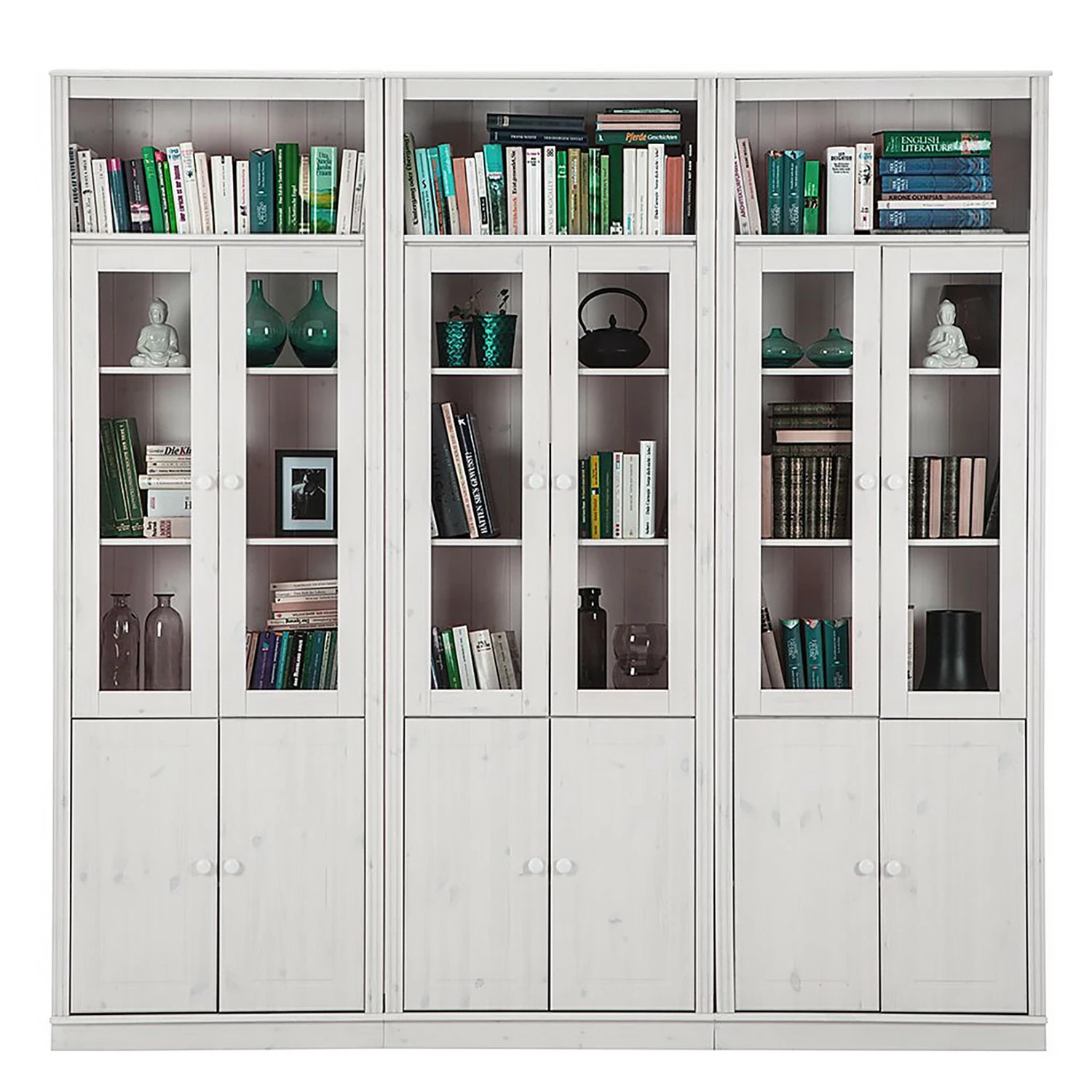 Maison Belfort Bücherwand Lillehammer III - Kiefer massiv - Kiefer Weiß 3 Maison Belfort Bücherwand Lillehammer III - Kiefer massiv - Kiefer Weiß