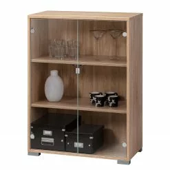 Aktenschrank Merit II - Eiche Sonoma Dekor / Klarglas -Buromobel Verkaufe 1000057554 180810 13190521 GALLERYIMAGES P000000001000057554