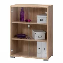 Aktenschrank Merit II - Eiche Sonoma Dekor / Klarglas -Buromobel Verkaufe 1000057554 180810 13190522 GALLERYIMAGES P000000001000057554