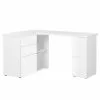 Maja Möbel Eck-Schreibtisch Samiera - Alpinweiß / Hochglanz Weiß -Buromobel Verkaufe 1000057600 201005 06185700001 IMAGE P000000001000057600