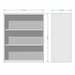 Maja Möbel Regal Fani II - Weiß 10 Maja Möbel Regal Fani II - Weiß -Buromobel Verkaufe 1000057763 180706 08074018 GALLERYIMAGES P000000001000057763