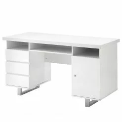 Fredriks Schreibtisch Paddington - Hochglanz Weiß