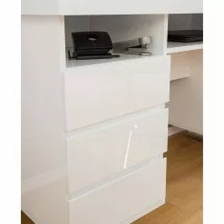 Fredriks Schreibtisch Paddington - Hochglanz Weiß -Buromobel Verkaufe 1000063605 201012 11154100019 DETAILS P000000001000063605