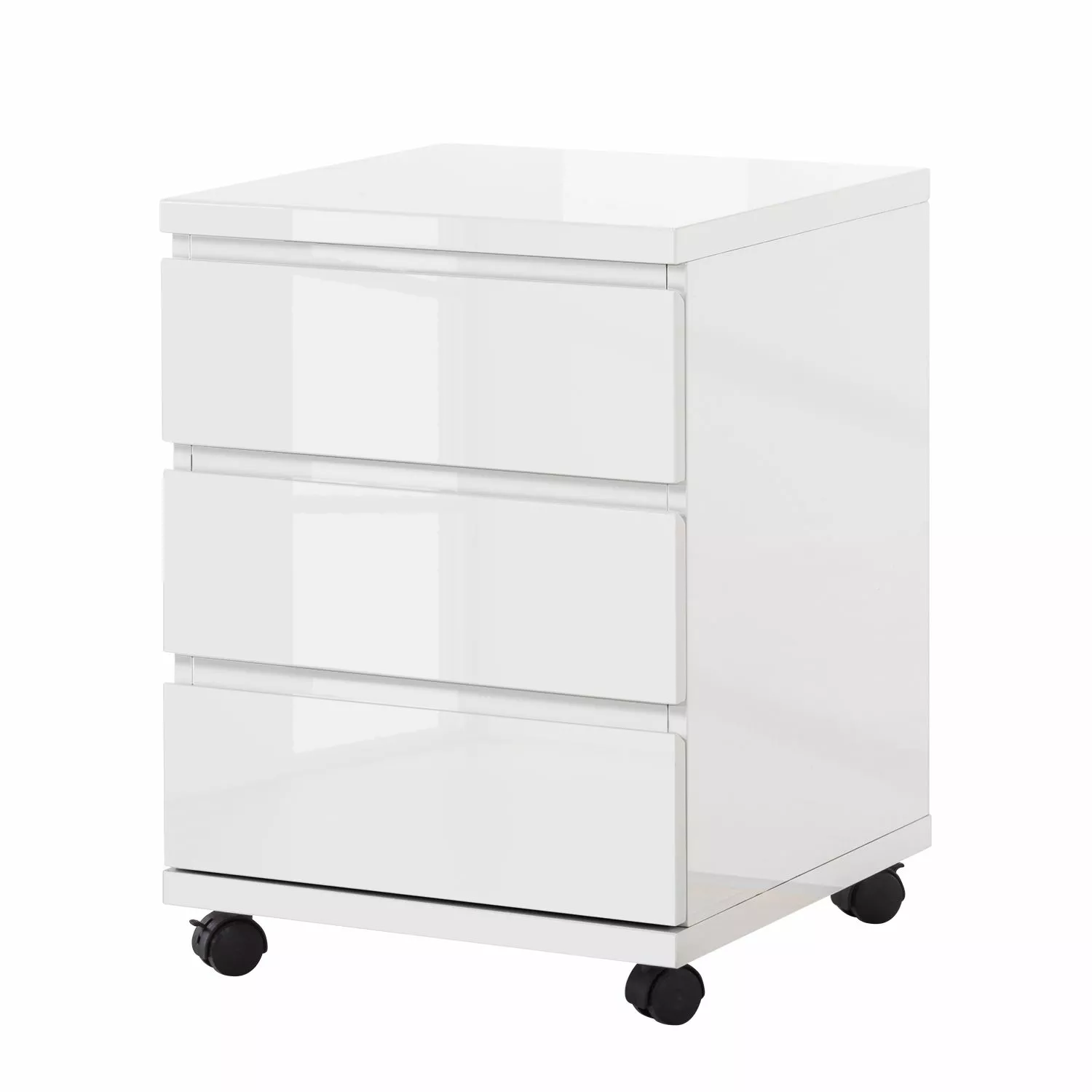 Fredriks Rollcontainer Paddington - Hochglanz Weiß 3 Fredriks Rollcontainer Paddington - Hochglanz Weiß