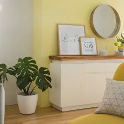 Fredriks Sideboard Roble III - Inkl. Beleuchtung - Eiche / Matt Weiß -Buromobel Verkaufe 1000064533 210323 15423800008 MOOD DETAILS P000000001000064533 mood