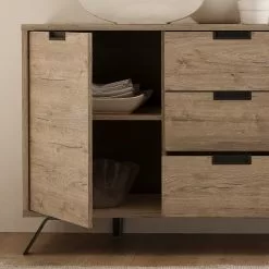 LC Spa Sideboard Palma I - Eiche Dekor -Buromobel Verkaufe 1000091528 201029 08202900040 DETAILS P000000001000091528