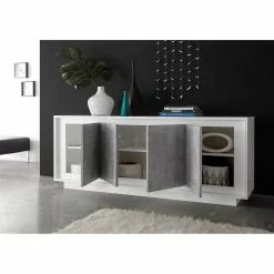 LC Spa Sideboard Forenza - Beton Dekor / Weiß -Buromobel Verkaufe 1000091559 201029 08233600097 MOOD DETAILS P000000001000091559 mood
