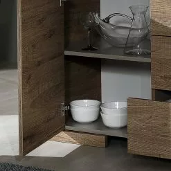 LC Spa Sideboard Milano LC - Eiche Dunkel Dekor -Buromobel Verkaufe 1000091587 201029 08263400145 DETAILS P000000001000091587