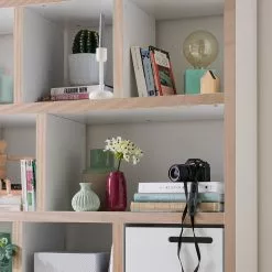 Temahome Regal Berlin - Weiß / Hellbraun - 150 x 198 cm -Buromobel Verkaufe 1000094984 190215 10314100002 GALLERYIMAGES P000000001000094984