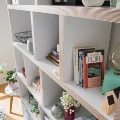 Temahome Regal Berlin - Weiß / Hellbraun - 150 x 198 cm -Buromobel Verkaufe 1000094984 190215 10314100005 GALLERYIMAGES P000000001000094984