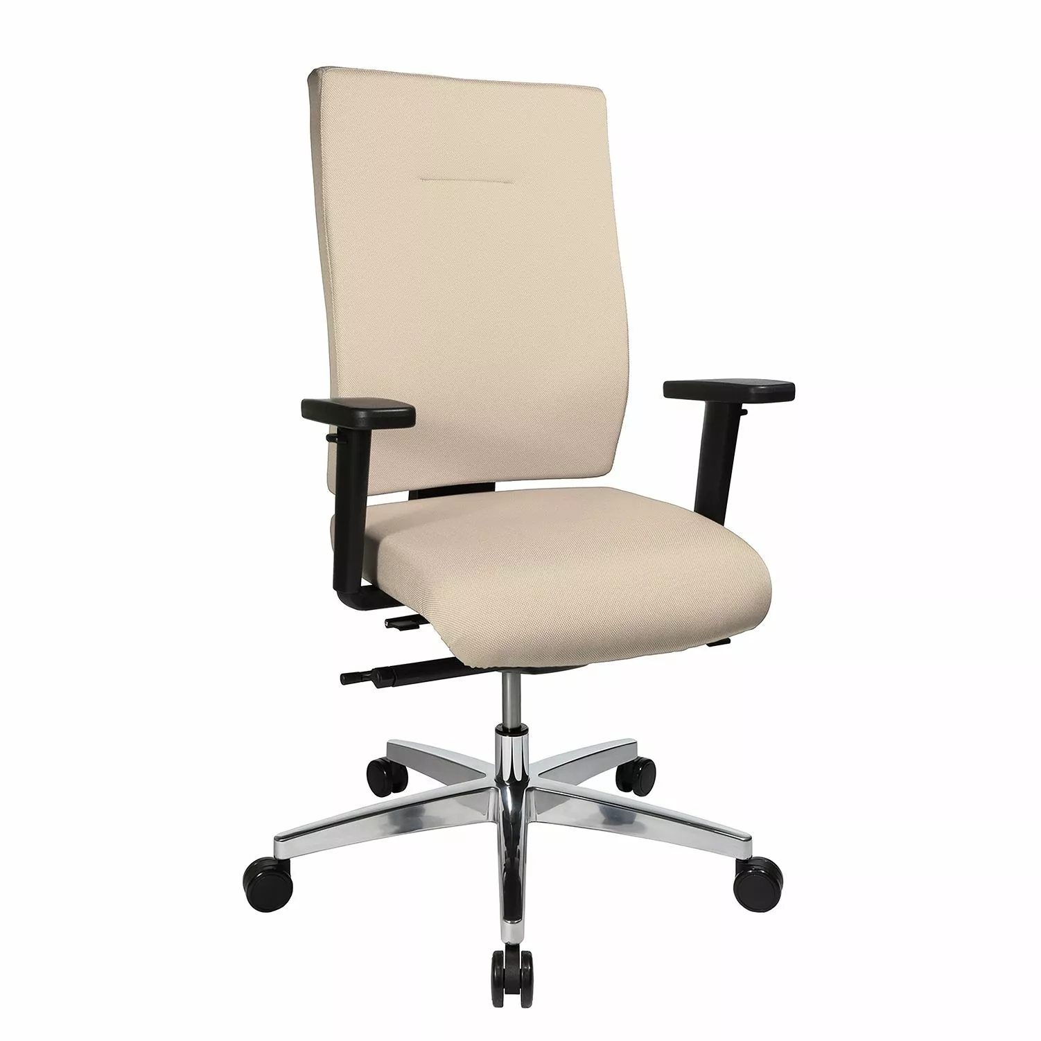 Topstar Bürodrehstuhl Profi Star 15 - Webstoff / Aluminium - Beige 3 Topstar Bürodrehstuhl Profi Star 15 - Webstoff / Aluminium - Beige