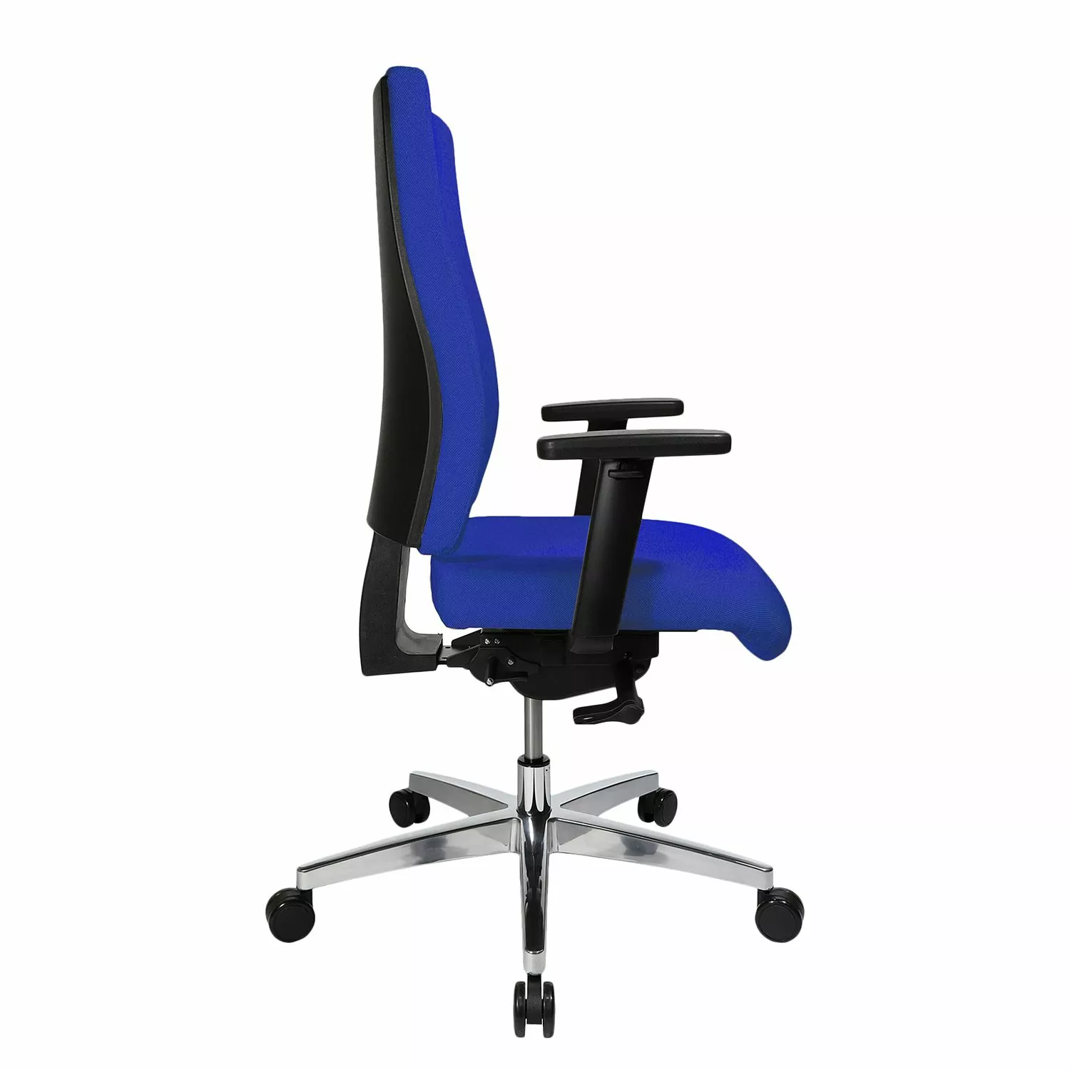 Topstar Bürodrehstuhl Profi Star 15 - Webstoff / Aluminium - Blau 6 Topstar Bürodrehstuhl Profi Star 15 - Webstoff / Aluminium - Blau – Bild 4