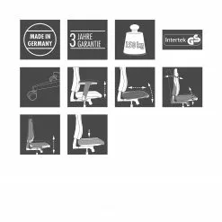 Topstar XXL Bürodrehstuhl 150 kg Big Star 20 - Blau -Buromobel Verkaufe 1000096467 190208 08090700116 ICON GALLERYIMAGES P000000001000096467 icon seal