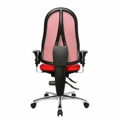 Topstar Bürodrehstuhl Sitness 15 - Kunstfaser / Metall - Rot / Chrom -Buromobel Verkaufe 1000096507 190208 08091100255 GALLERYIMAGES P000000001000096507