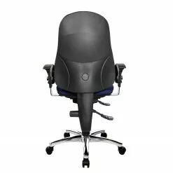 Topstar Bürodrehstuhl Sitness 10 - Kunstfaser / Metall - Blau / Chrom -Buromobel Verkaufe 1000096510 190208 08091100270 GALLERYIMAGES P000000001000096510