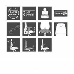 Topstar Bürodrehstuhl Sitness 30 - Kunstfaser / Aluminium - Bordeaux / Schwarz -Buromobel Verkaufe 1000096516 190208 08091200288 ICON GALLERYIMAGES P000000001000096516 icon seal