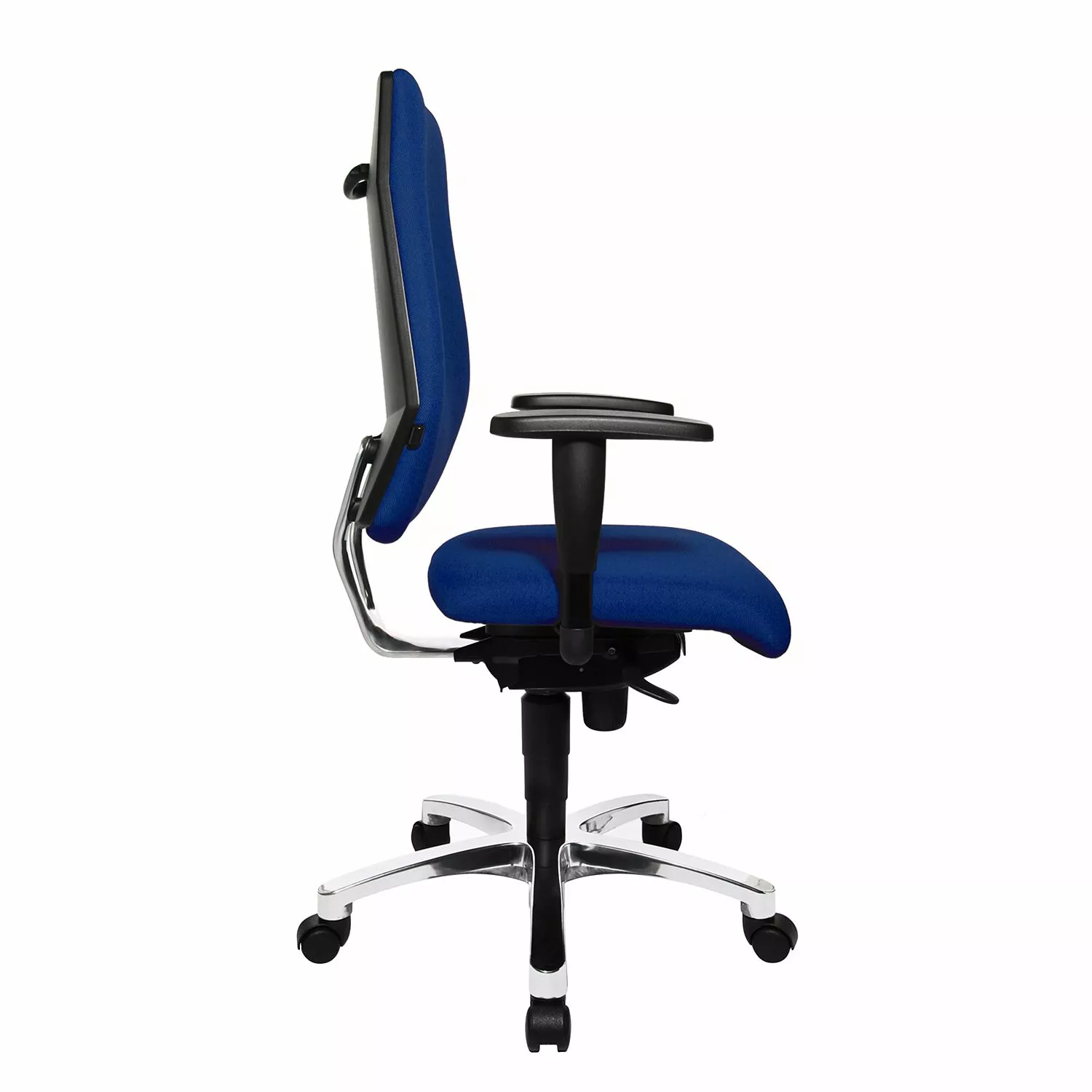 Topstar Bürodrehstuhl Sitness 30 - Kunstfaser / Aluminium - Royalblau / Schwarz 6 Topstar Bürodrehstuhl Sitness 30 - Kunstfaser / Aluminium - Royalblau / Schwarz – Bild 4