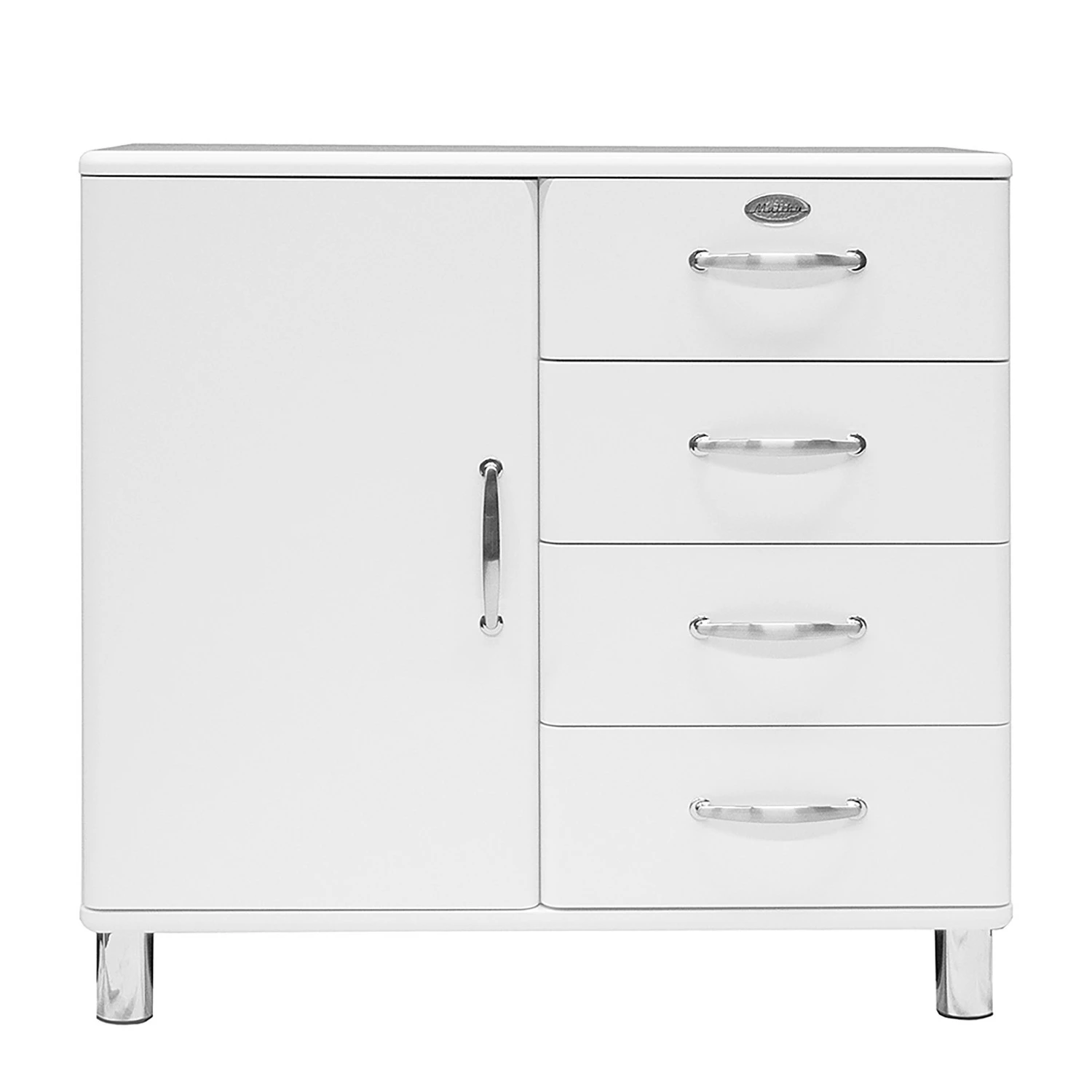 Tenzo Kommode Malibu VIII - Weiß 3 Tenzo Kommode Malibu VIII - Weiß