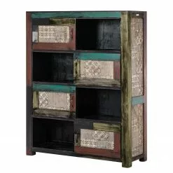 Wolf-Möbel Regal Goa I - Mango teilmassiv - Mango Dunkelbraun