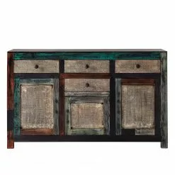 Wolf-Möbel Sideboard Goa II - Akazie / Mango teilmassiv - Mehrfarbig -Buromobel Verkaufe 1000104047 191024 17483500016 DETAILS P000000001000104047