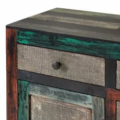 Wolf-Möbel Sideboard Goa II - Akazie / Mango teilmassiv - Mehrfarbig -Buromobel Verkaufe 1000104047 191024 17483600019 DETAILS P000000001000104047