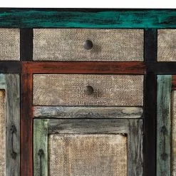 Wolf-Möbel Sideboard Goa II - Akazie / Mango teilmassiv - Mehrfarbig -Buromobel Verkaufe 1000104047 191024 17483700020 DETAILS P000000001000104047