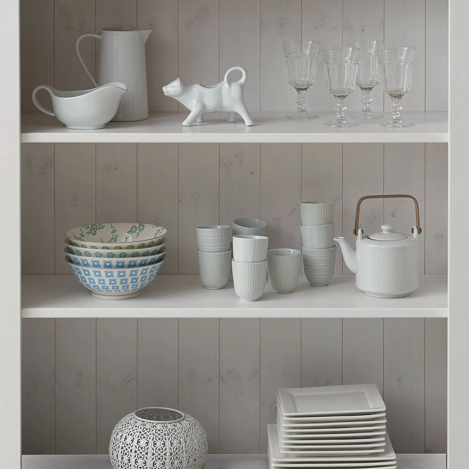 Maison Belfort Regal Bergen III - Kiefer Weiß 5 Maison Belfort Regal Bergen III - Kiefer Weiß – Bild 3