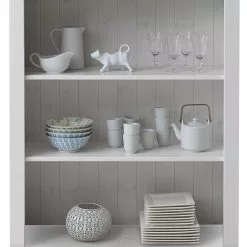 Maison Belfort Regal Bergen III - Kiefer Weiß / Kiefer Grau -Buromobel Verkaufe 1000104443 211122 08321701106 DETAILS P000000001000104443