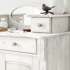 Maison Belfort Vertiko Narva - Kiefer Weiß -Buromobel Verkaufe 1000104519 210223 10290300485 DETAILS P000000001000104519