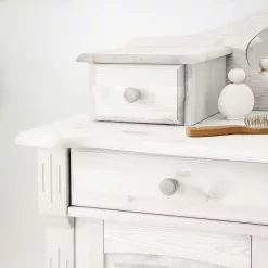 Maison Belfort Vertiko Narva - Kiefer Weiß -Buromobel Verkaufe 1000104519 210223 10290300486 DETAILS P000000001000104519