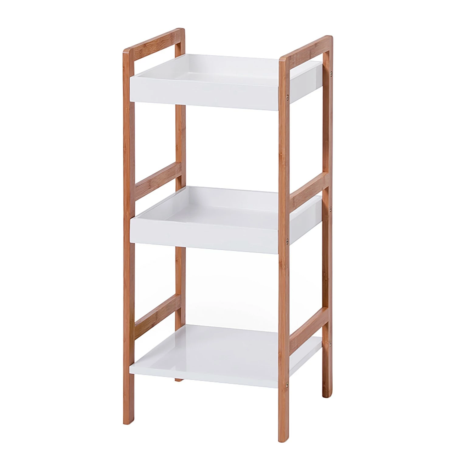 Zeller Regal Alvin I - Bambus/Weiß - lackiert 3 Zeller Regal Alvin I - Bambus/Weiß - lackiert