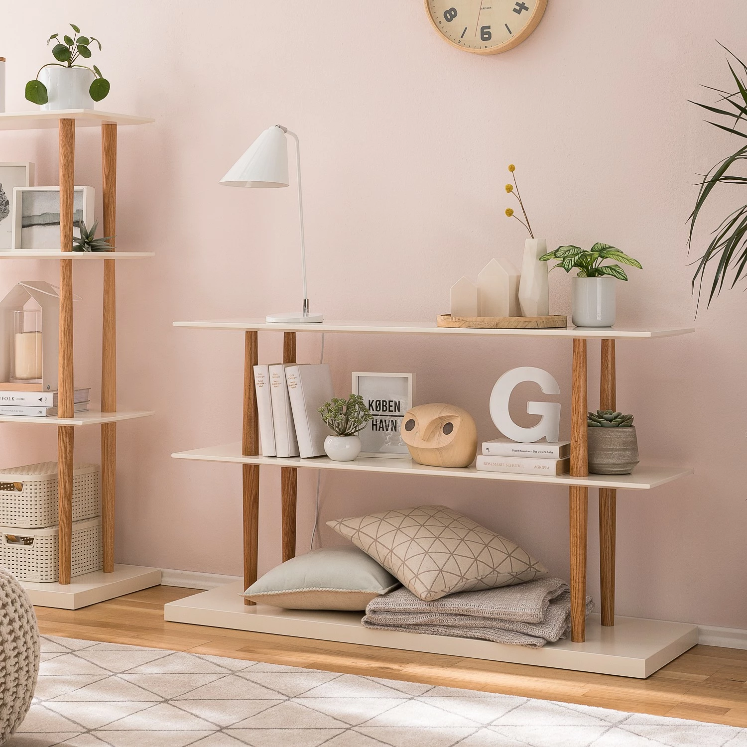 Mørteens Regal Lindholm IV - Weiß - 120 x 72 cm 4 Mørteens Regal Lindholm IV - Weiß - 120 x 72 cm – Bild 2