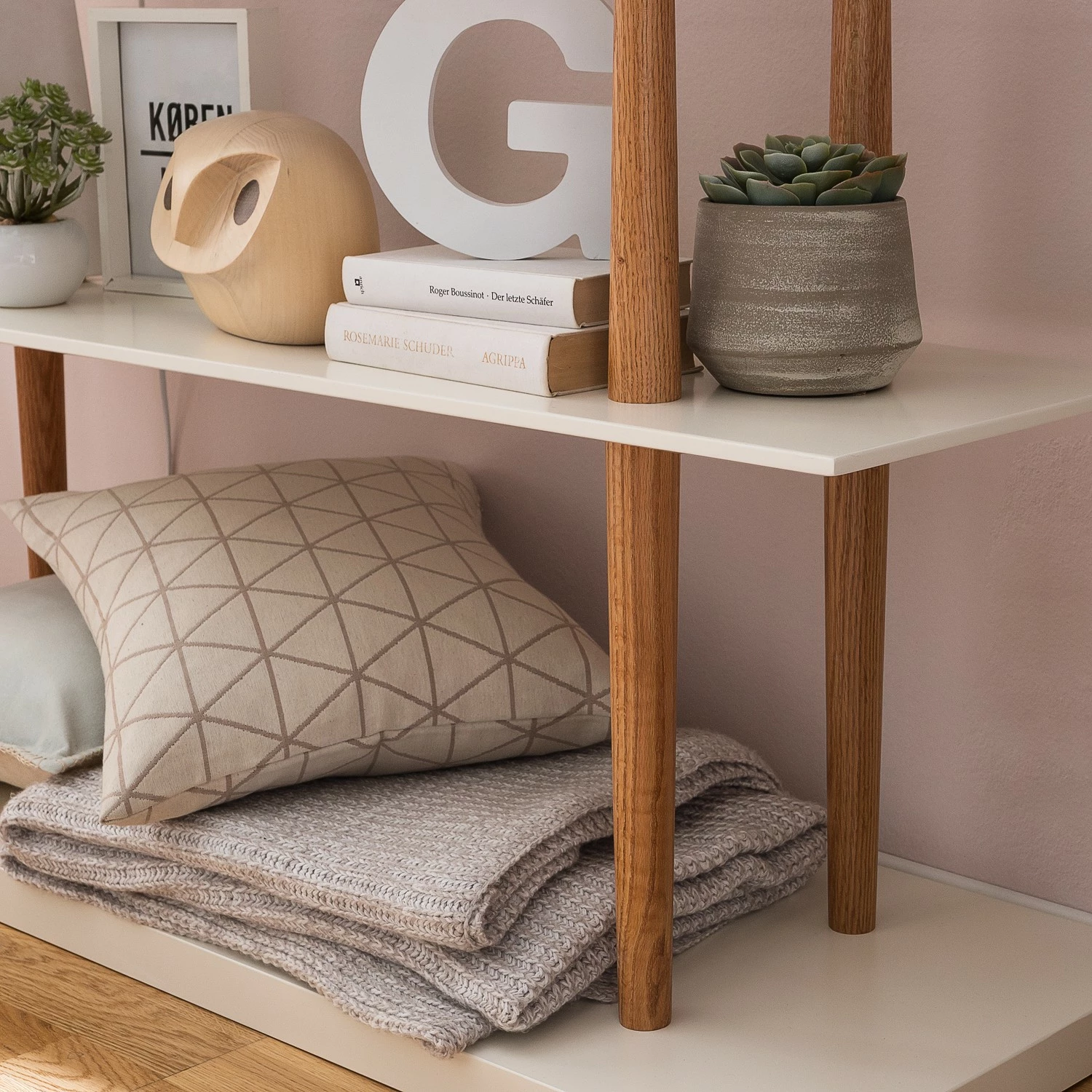 Mørteens Regal Lindholm IV - Weiß - 120 x 72 cm 8 Mørteens Regal Lindholm IV - Weiß - 120 x 72 cm – Bild 6