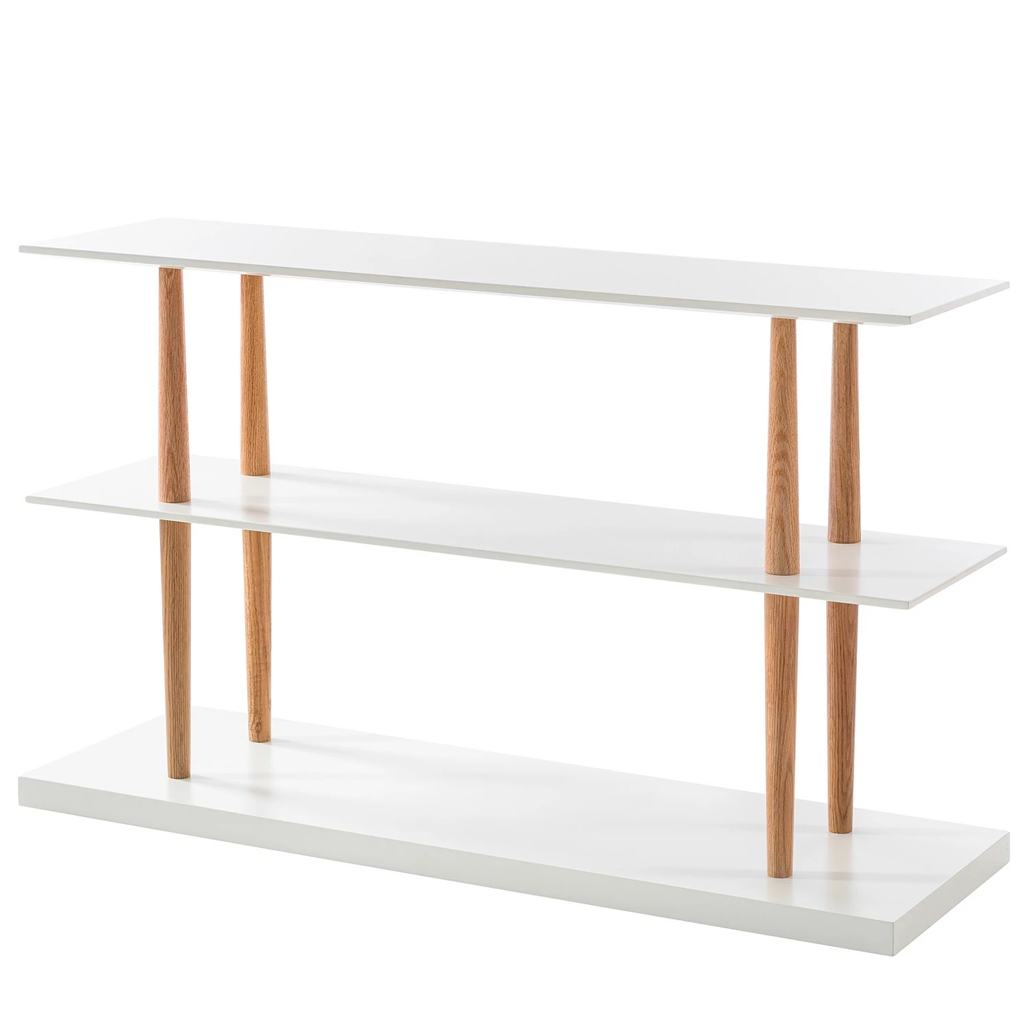 Mørteens Regal Lindholm IV - Weiß - 120 x 72 cm 3 Mørteens Regal Lindholm IV - Weiß - 120 x 72 cm