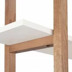 Mørteens Bücherregal Store I - Eiche teilmassiv - Weiß / Eiche -Buromobel Verkaufe 1000113301 180905 07483205 GALLERYIMAGES P000000001000113301