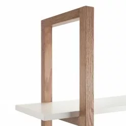 Mørteens Bücherregal Store I - Eiche teilmassiv - Weiß / Eiche -Buromobel Verkaufe 1000113301 180905 07483206 GALLERYIMAGES P000000001000113301