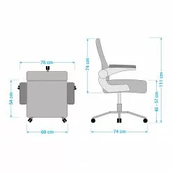 Fredriks Chefsessel Gandy XXL - Webstoff / Metall - Schwarz -Buromobel Verkaufe 1000116969 181112 13501401 GALLERYIMAGES P000000001000116969